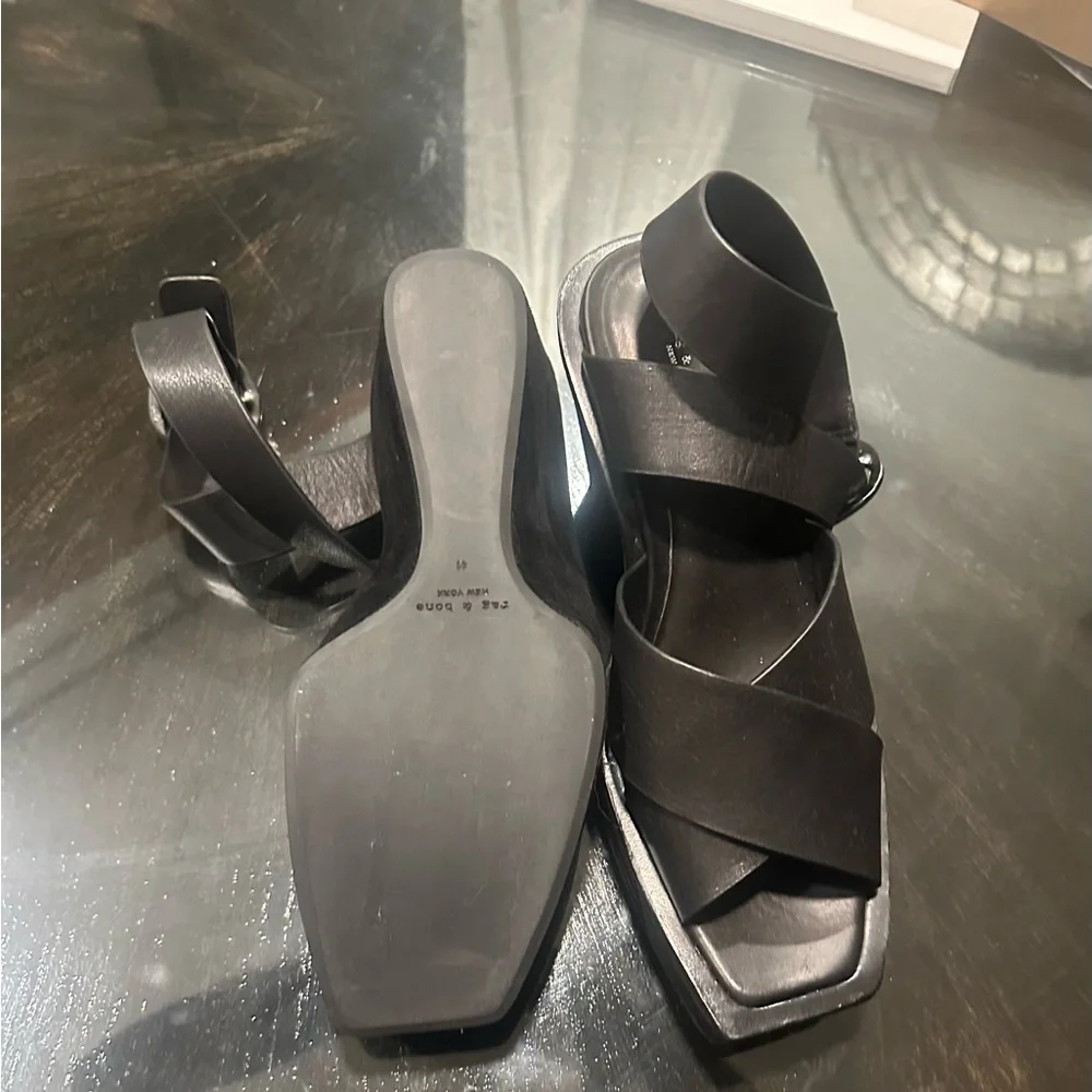 New! Rag & Bone Santiago Crisscross Platform Sandal Size EU 41; US 11